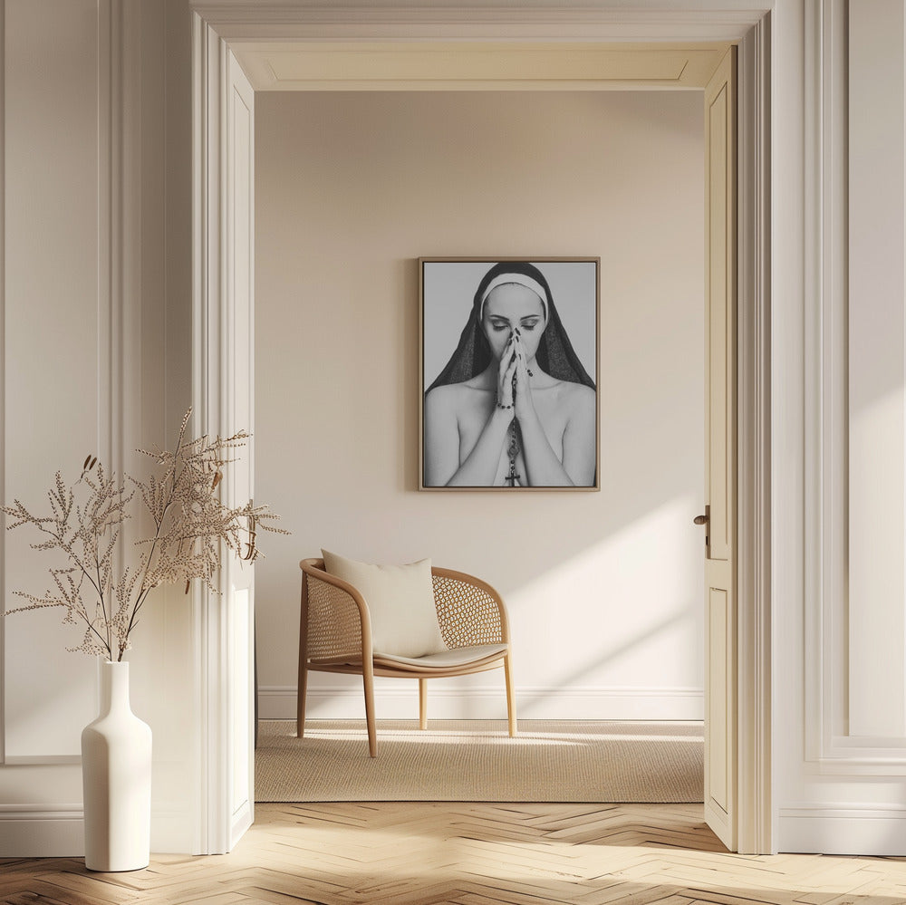Sacred and profane Alternative Nun Photographic Print