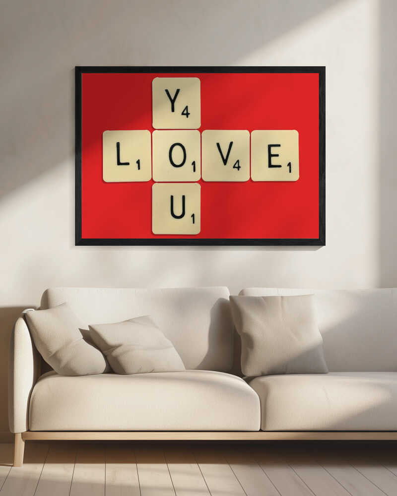 Love You Quote Print