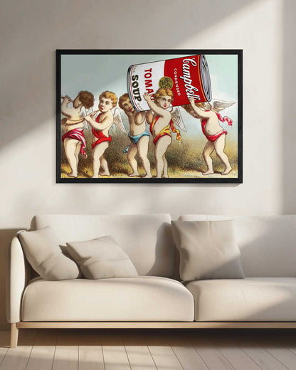 We Have a Snack Campbell Soup Art Print