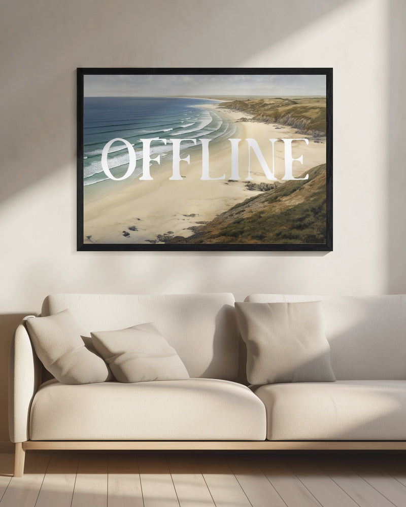 Coastal Landscape With Gentle Waves