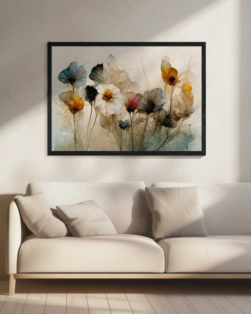 Dry flower bouquet