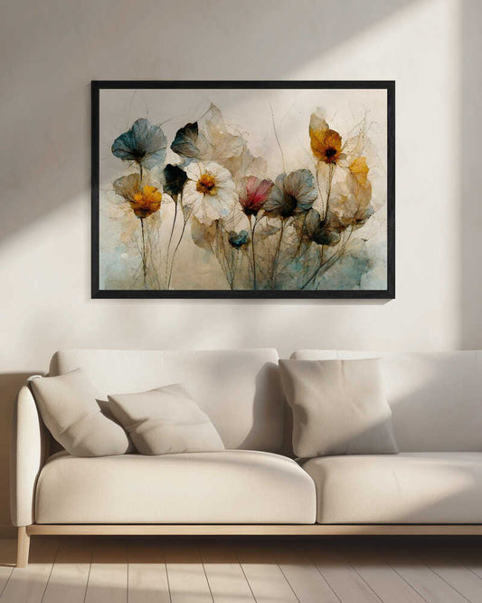 Dry flower bouquet