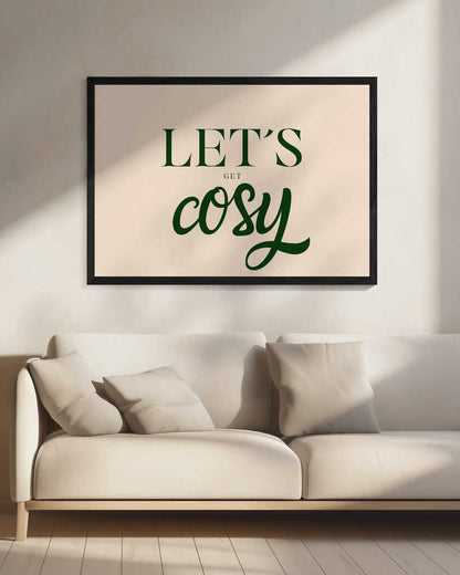 Let´s get cosy - green/cream
