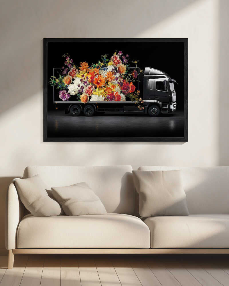 Vibrant Floral Truck