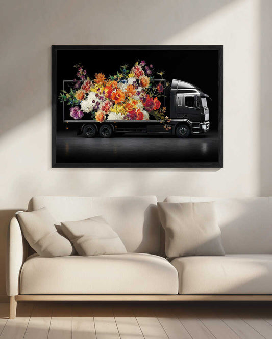 Vibrant Floral Truck