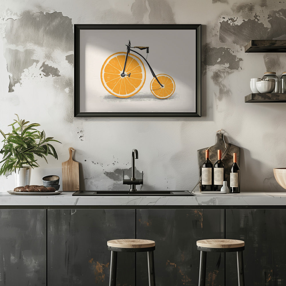 Vitamin | Orange fruit bike
