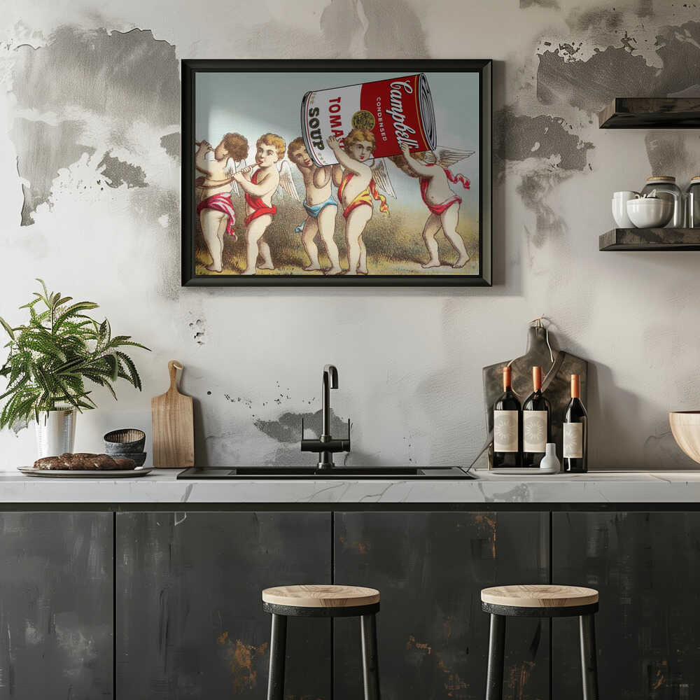 We Have a Snack Campbell Soup Art Print