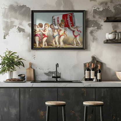 We Have a Snack Campbell Soup Art Print