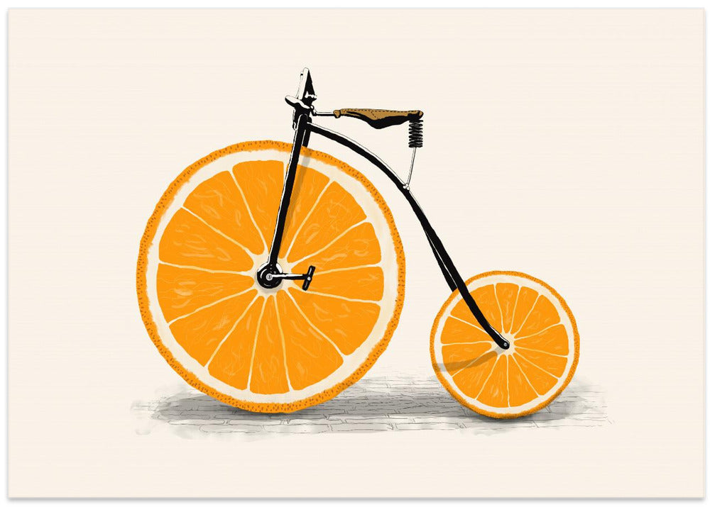Vitamin | Orange fruit bike