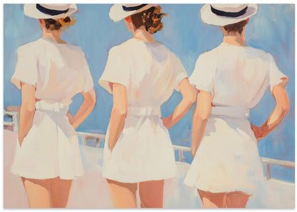Retro Three Sailors