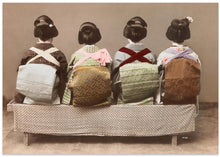 Load image into Gallery viewer, Showing Back Style (19th 20th Century) Japanese Woman Sitting
