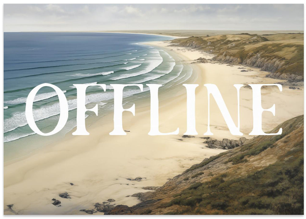 Coastal Landscape With Gentle Waves