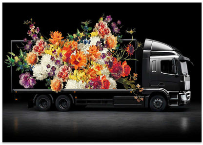Vibrant Floral Truck