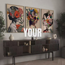 Load and play video in Gallery viewer, Love You Bye Quote  Print | Black &amp; Cream Wall Art  | Simplistic Home Decor | Wall Art | Express Delivery
