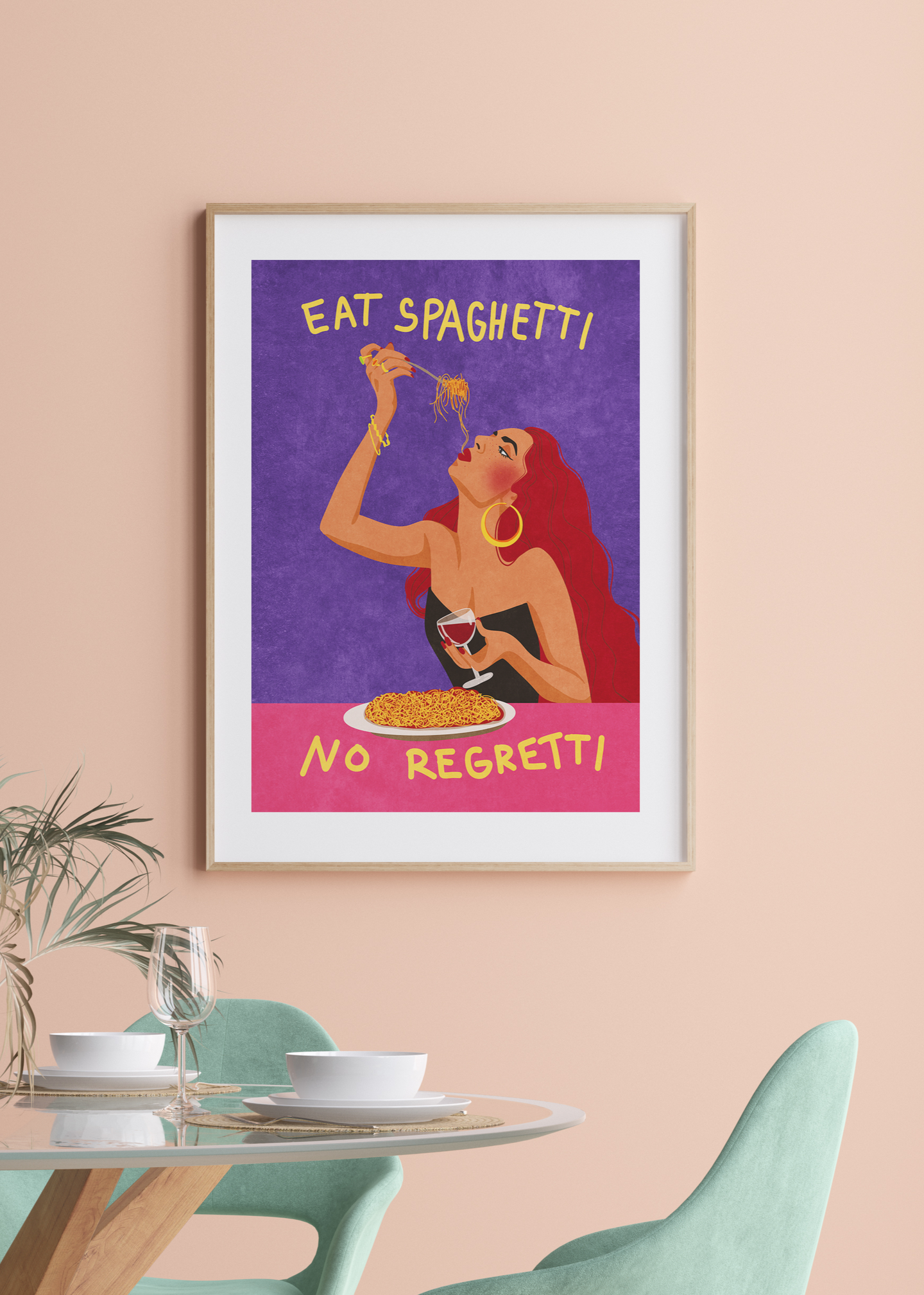 Eat spaghetti no regretti By Raissa Oltmanns