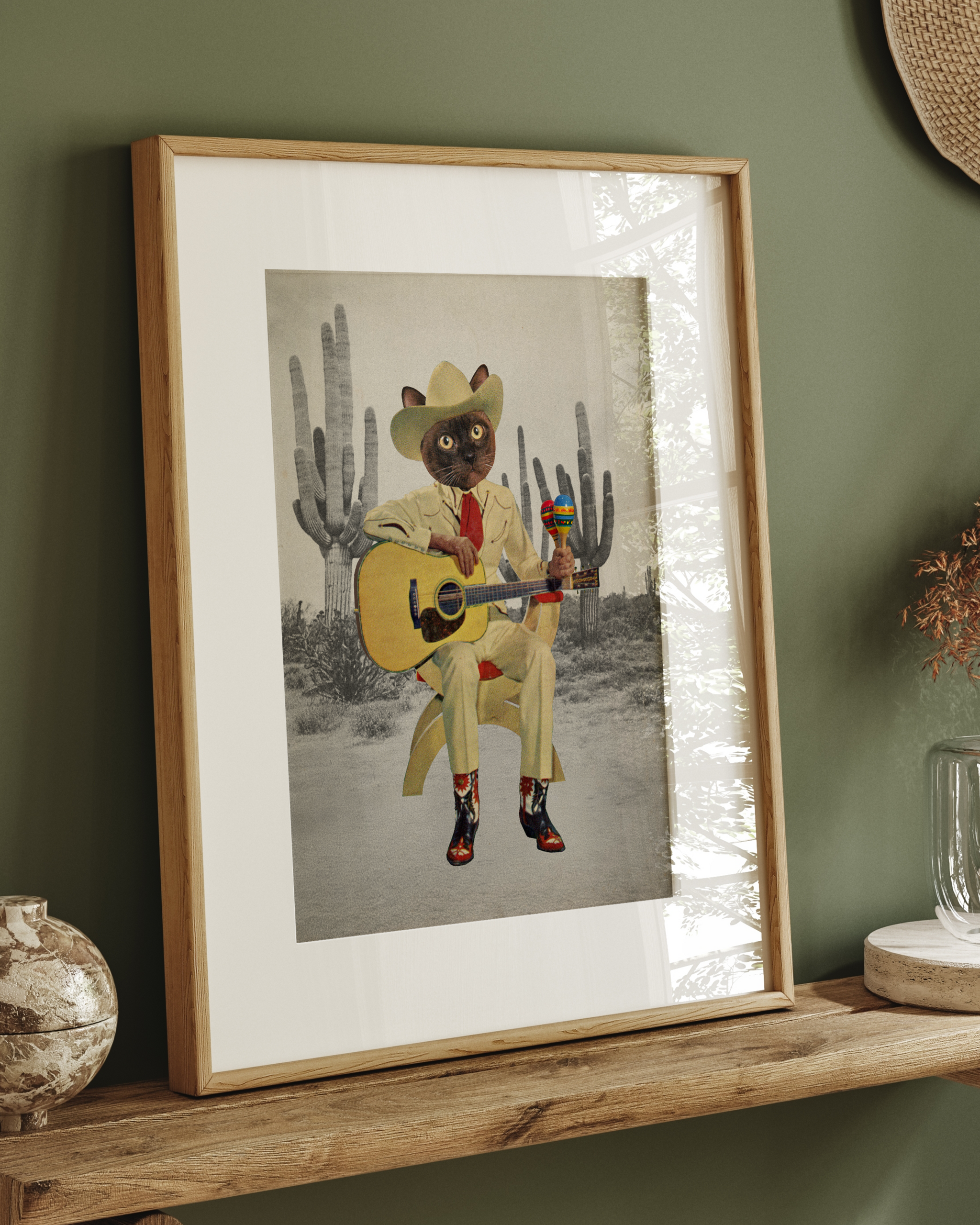 YÔÇÖ all Ready for This | Mexican cat wall art
