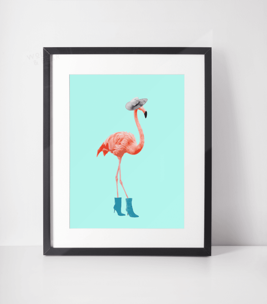 Fashion Trending Flamingo Print