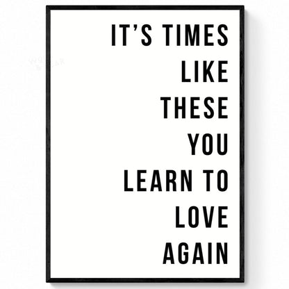 Foo Fighters Times Like These Print