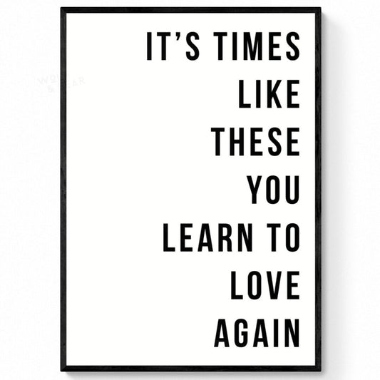 Foo Fighters Times Like These Print