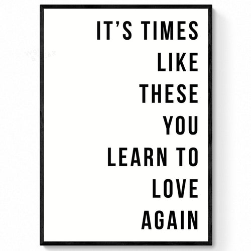 Foo Fighters Times Like These Print