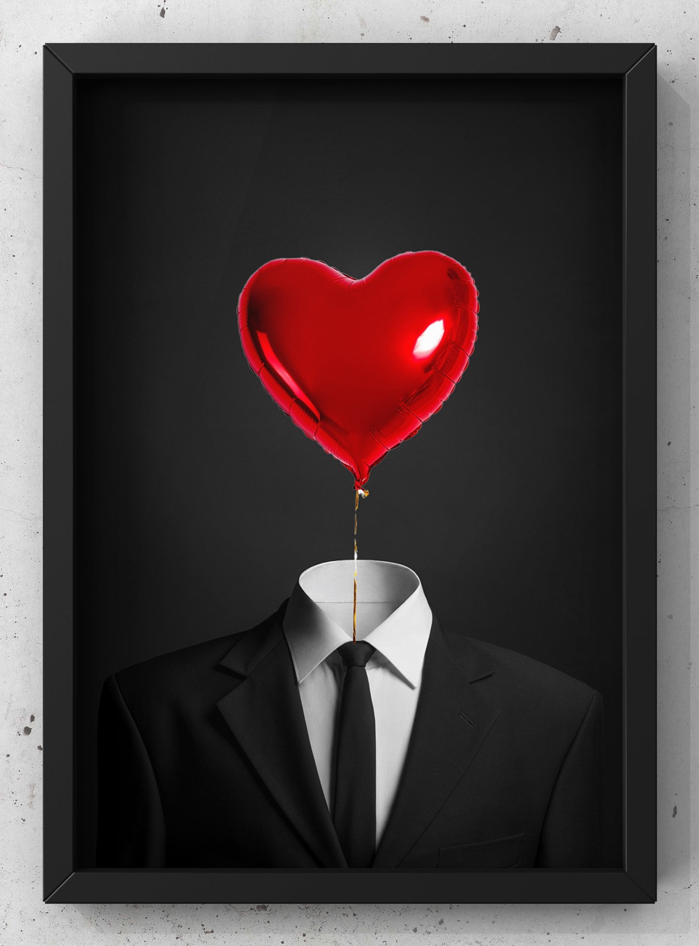 Mr Valentines Love Heart Balloon Print