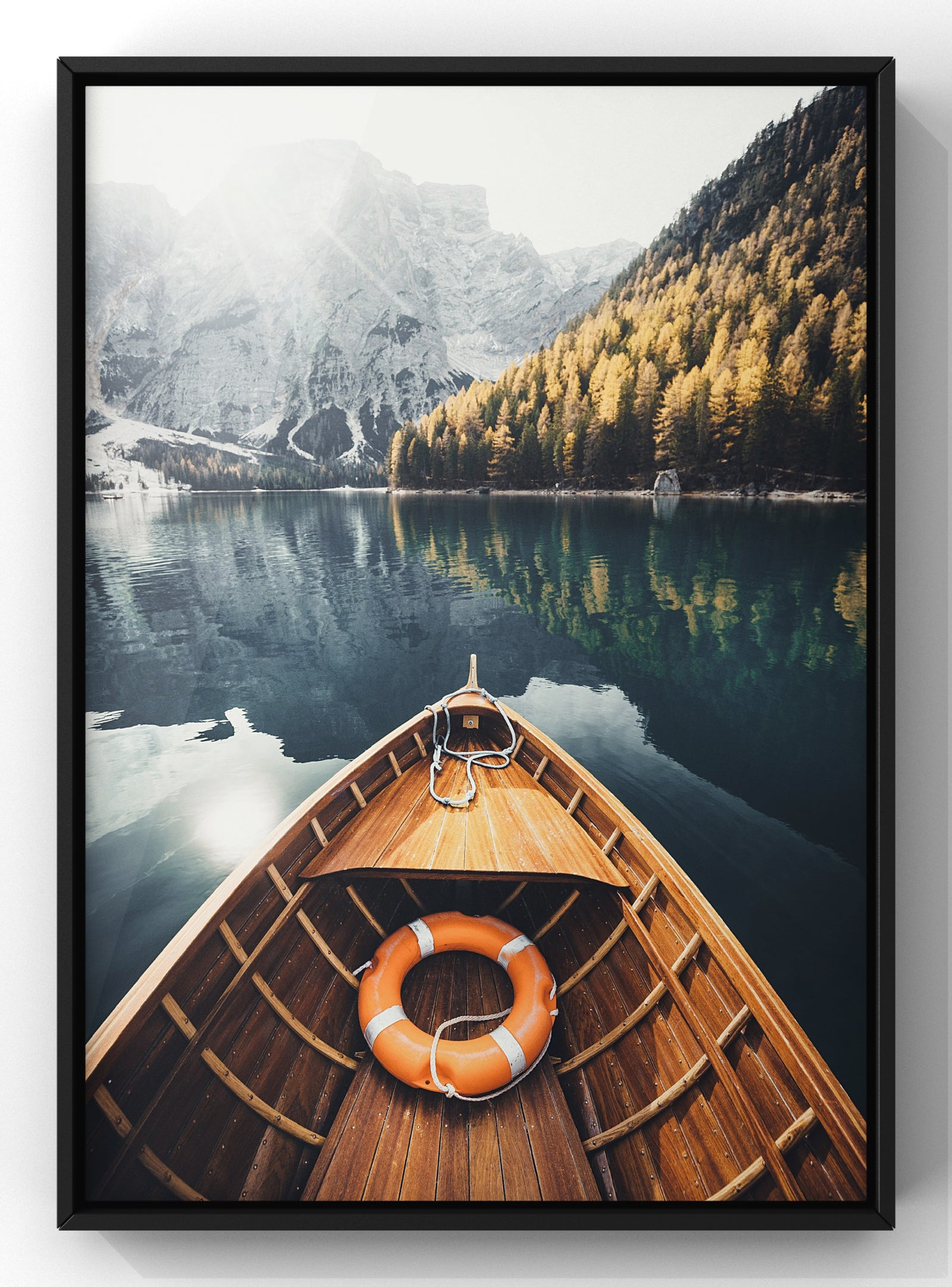 Lake Boat Wall Art Photography