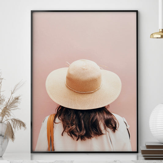 Fashion Hat Print | Chic Style Wall Art