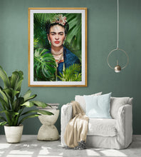 Load image into Gallery viewer, Frida Kahlo Print | Jungle Wall Art
