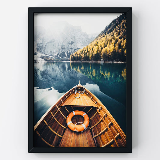 Lake Boat Wall Art Photography