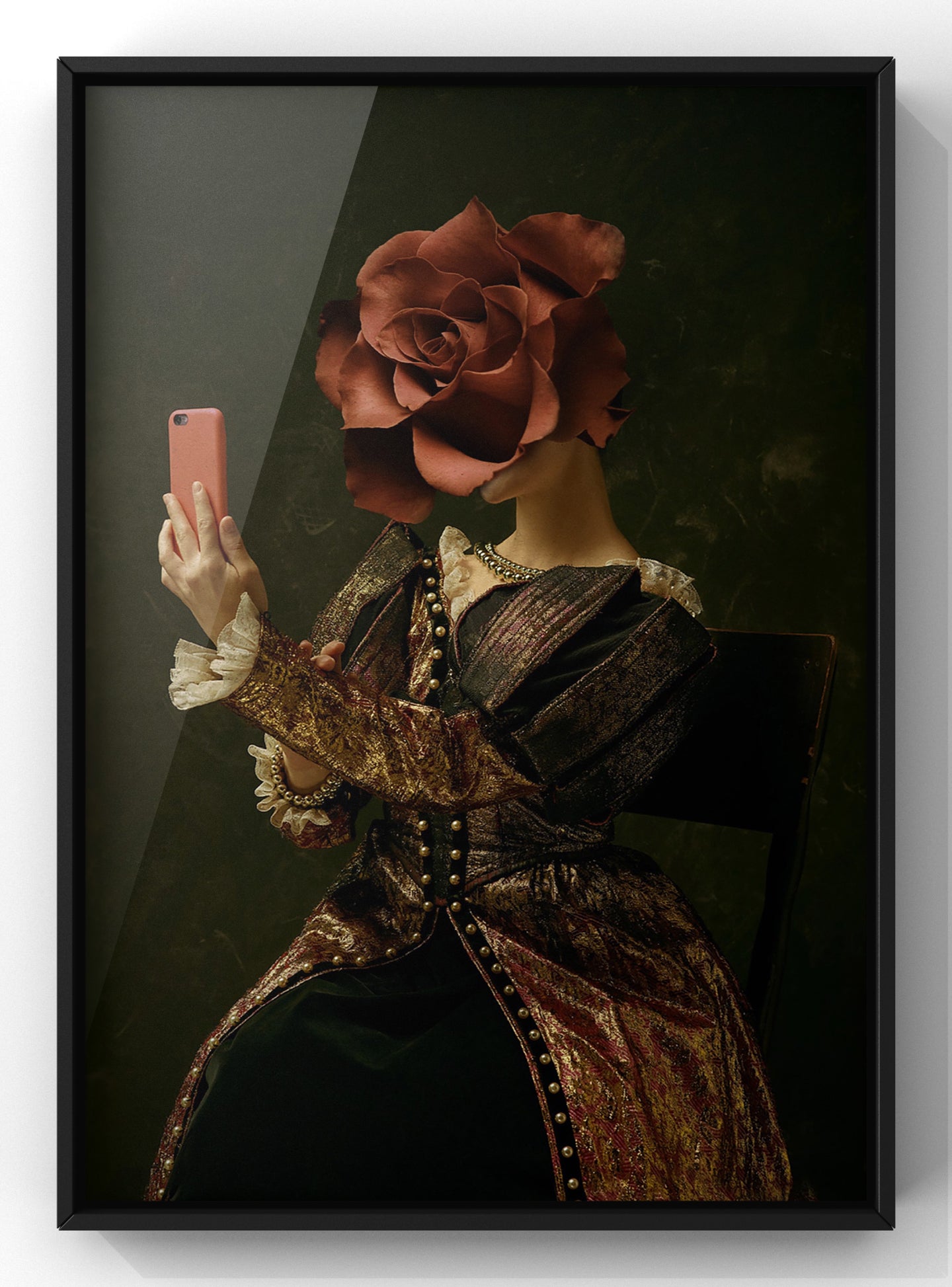 Take a Selfie Vintage Punk Wall Art | Portrait Wall Art