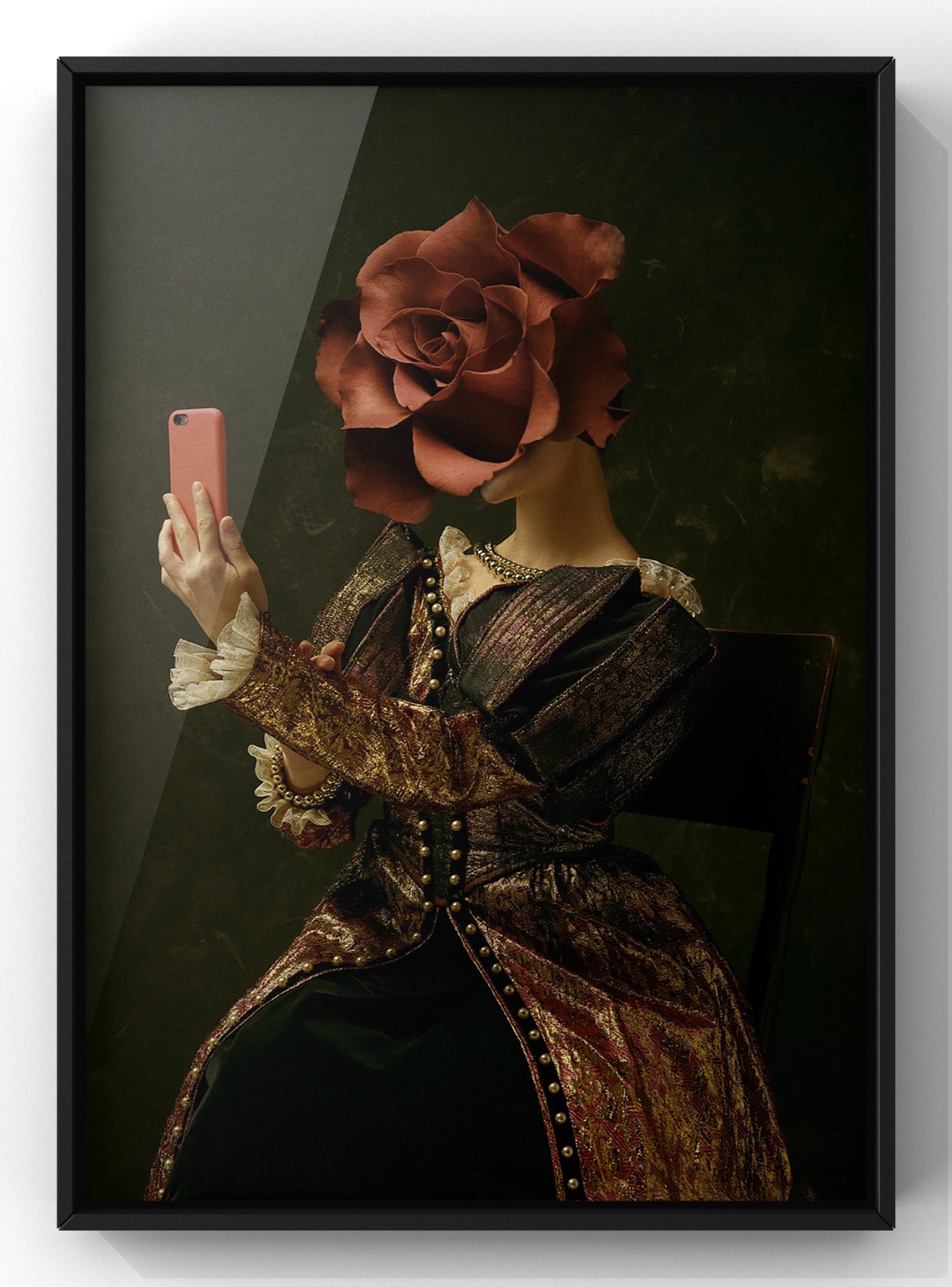 Take a Selfie Vintage Punk Wall Art | Portrait Wall Art
