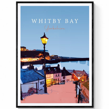 Whitby Yorkshire Travel Print Vol 2 | Sea side wall art