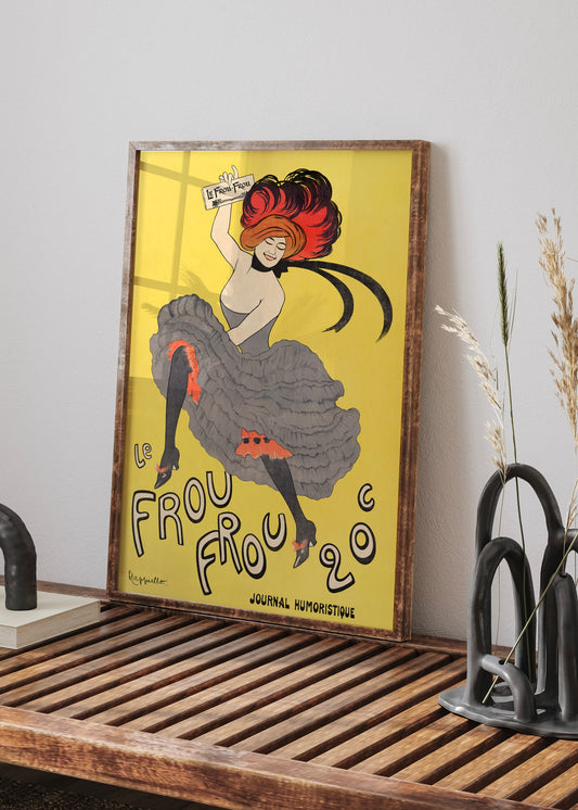 Le Frou Frou 20' journal humoristique (1899) by Leonetto Cappiello | Vintage Wall Art