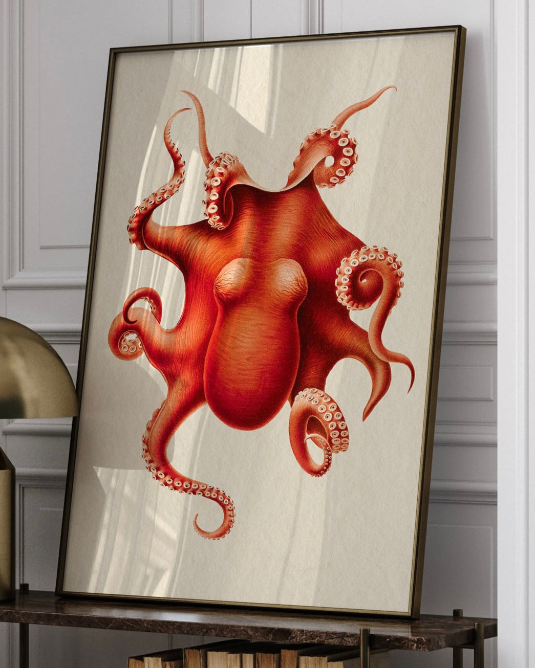 The Vintage kraken | antique octopus  print