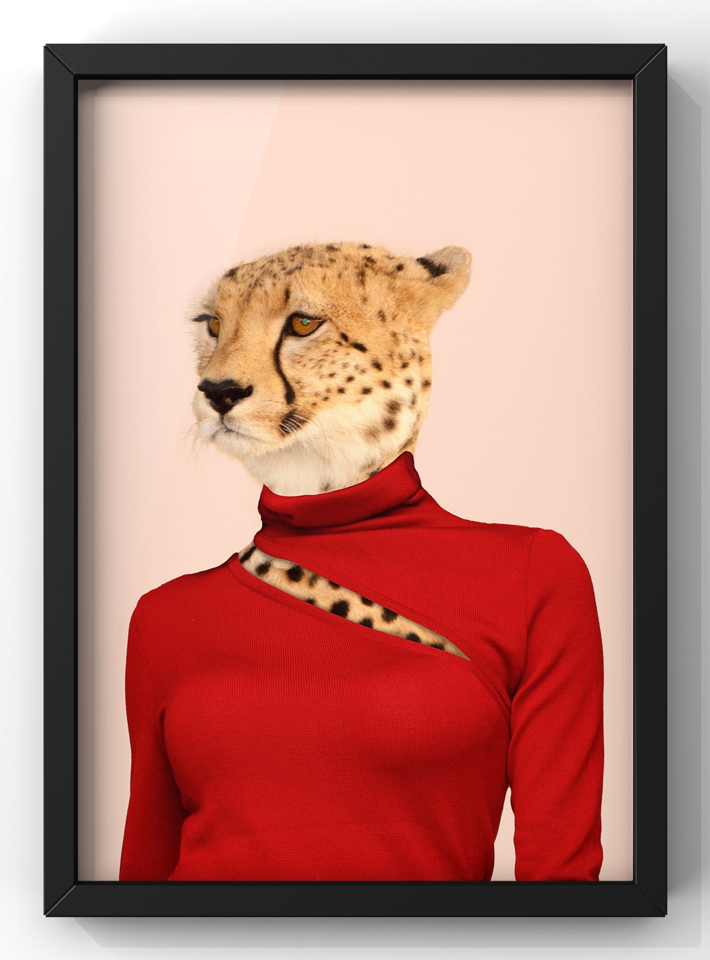 Cheetah Animal Portrait | Fashion Print