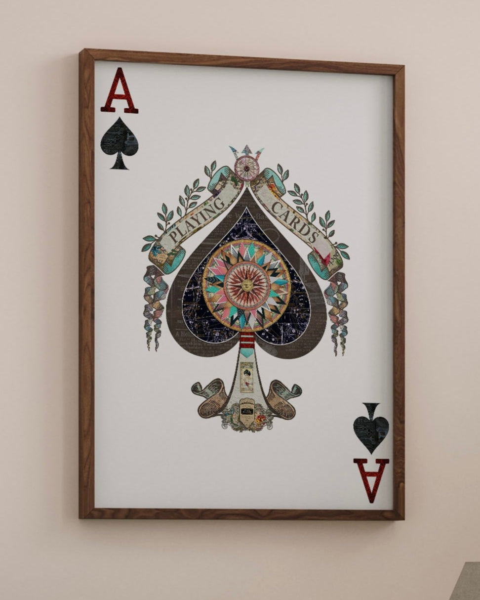 The Ace Of Spades Playing Card Poster | Gallery Wall Art