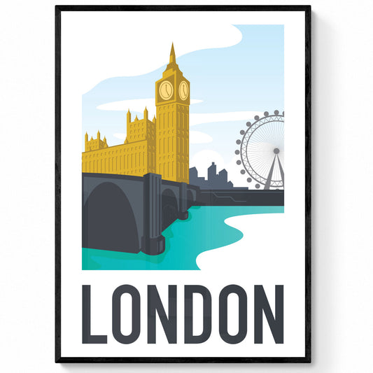London Travel Print - Bold