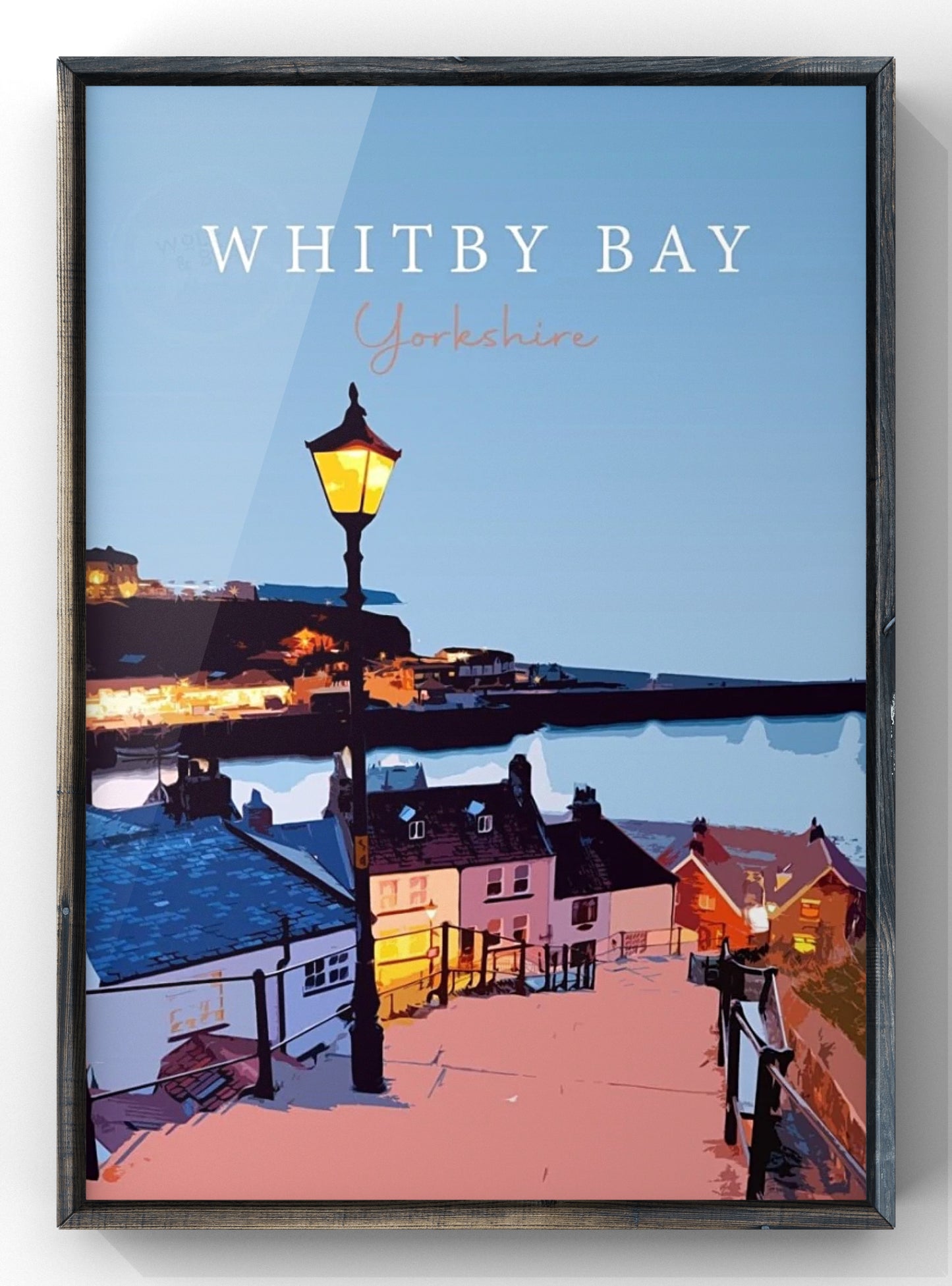 Whitby Yorkshire Travel Print Vol 2 | Sea side wall art