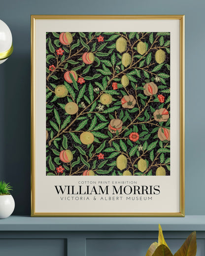 William Morris Wall Art Cotton Exhibition Print | Kitchen Wall Art