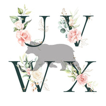 Load image into Gallery viewer, Personalised Letter Name Print | New Born Nursery Print
