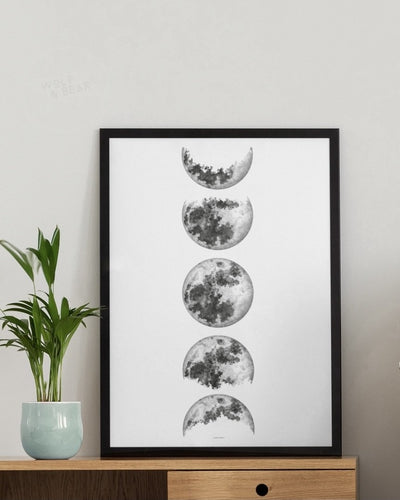 Moon Fading Print