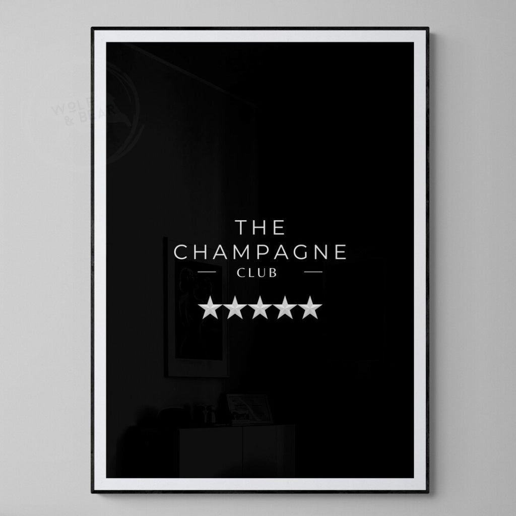 The Champagne Club Print