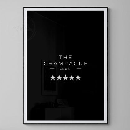The Champagne Club Print