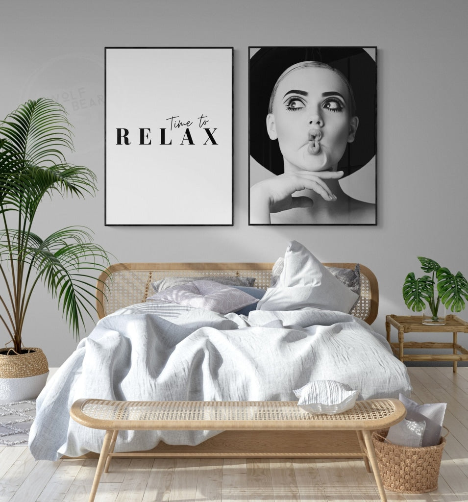 Time To Relax Set Of 2 Print
