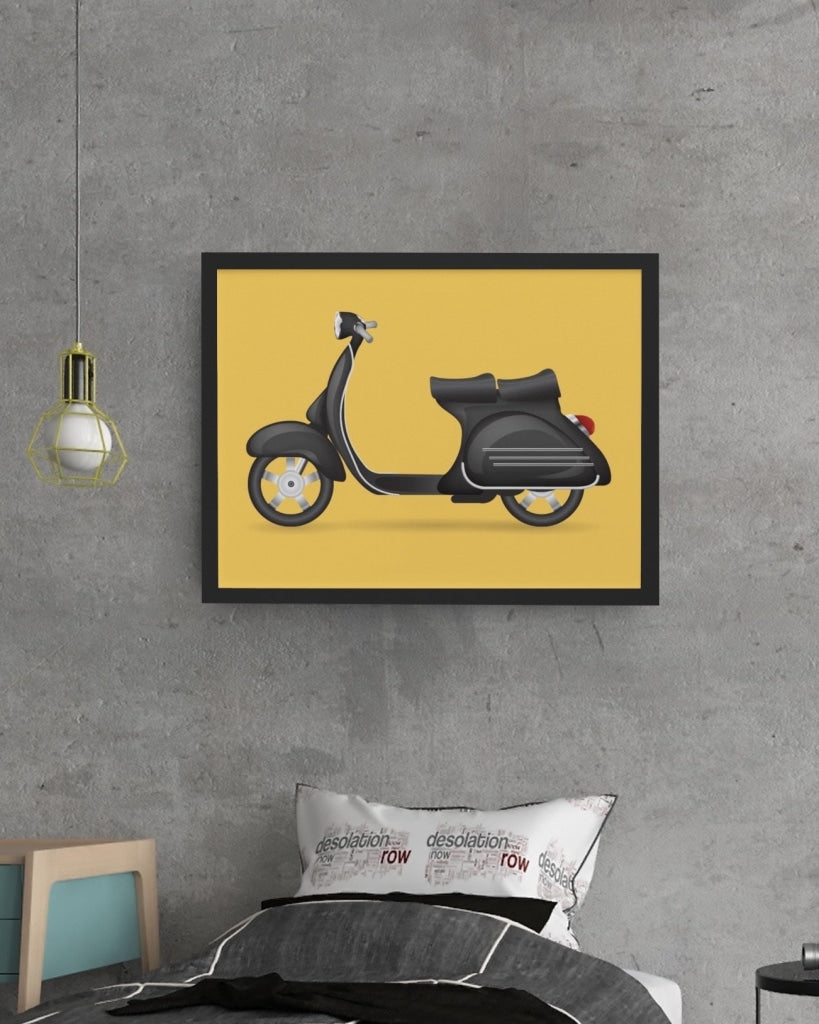 Vibrant Vespa Print