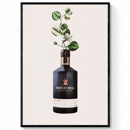 Whitley Neil Gin Bottle Botanical Print