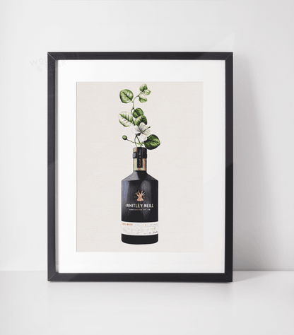 Whitley Neil Gin Bottle Botanical Print