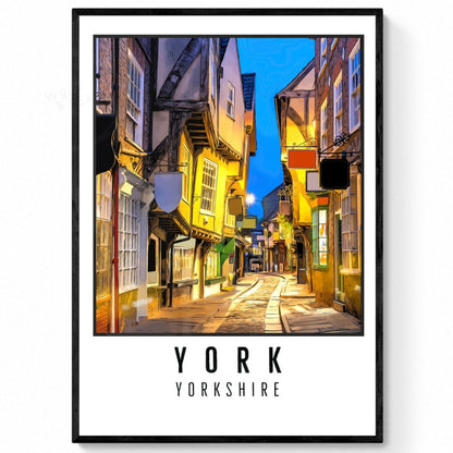 York Shambles Yorkshire Print
