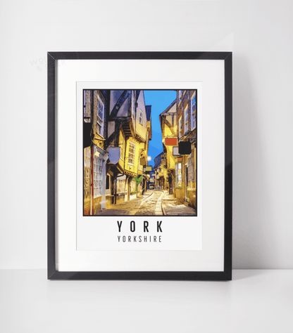 York Shambles Yorkshire Print
